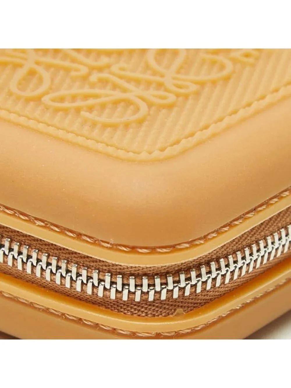 Loewe Anagram Coin Purse Brown Lava Leather
